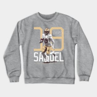 Deebo Samuel San Francisco Bold Number Crewneck Sweatshirt